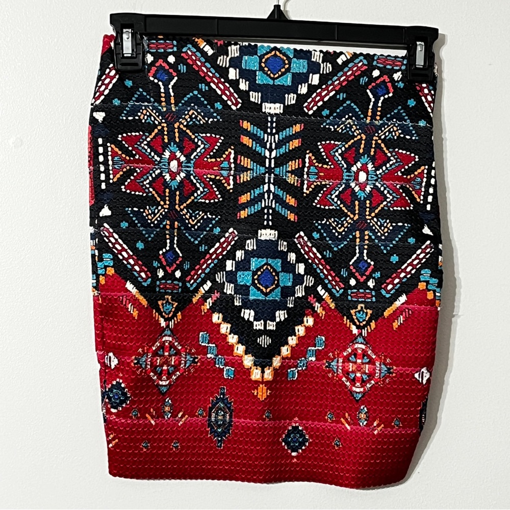 Xhilaration Navaho Print Bodycon Mini Skirt